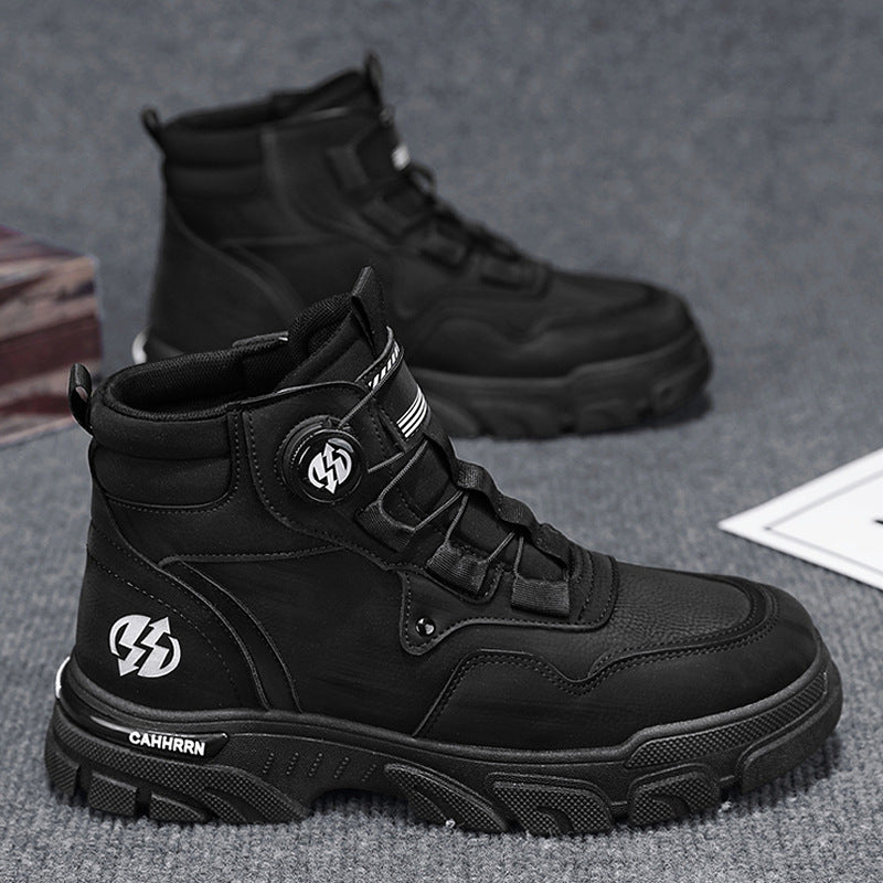 Chaussures de sécurité avec fermeture rotative rapide, confortables, respirantes et déperlantes, noir, vert et jaune - Sulvida