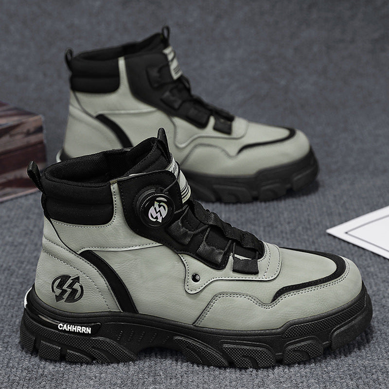 Chaussures de sécurité avec fermeture rotative rapide, confortables, respirantes et déperlantes, noir, vert et jaune - Sulvida