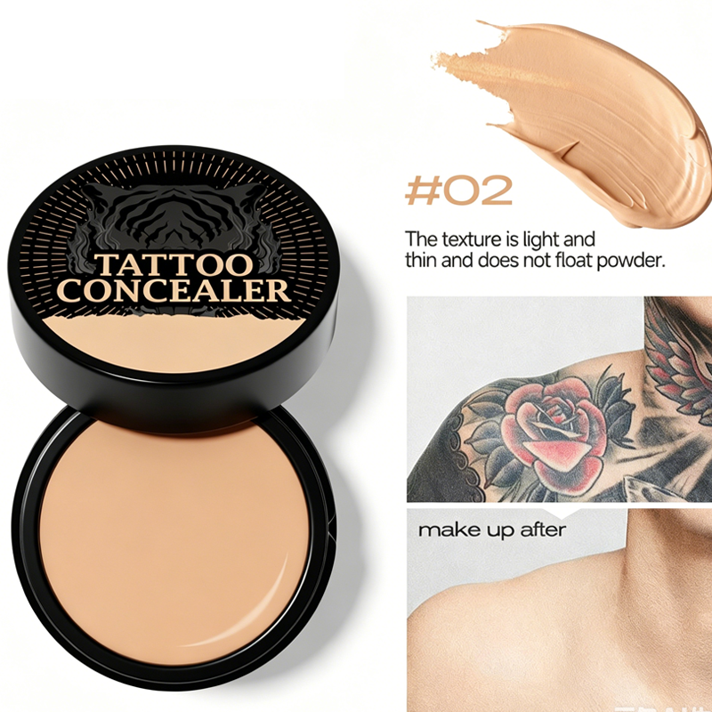 Crème correctrice imperméable pour cicatrices et imperfections cutanées avec système de mélange à deux composants et tenue longue durée | Sulvida