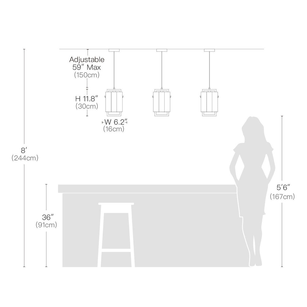 Hanglamp vierkant frame gecraqueleerd glas goud ijzer modern design E12 fitting 16×30 cm woonkamer eetkamer | Sulvida