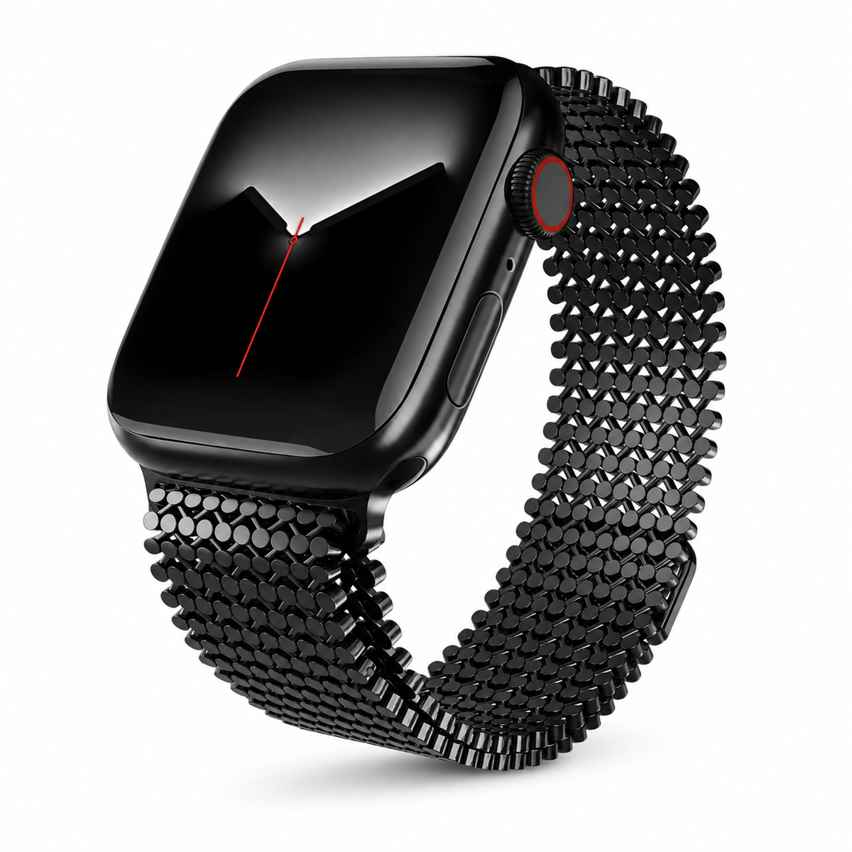 Bracelet à maillons en métal magnétique pour Apple Watch – Ajustement sans cran Series 12 46mm Ultra 4 49mm montre connectée | Sulvida