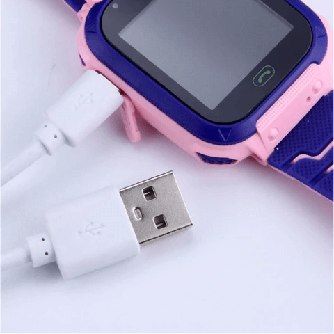 Kinder Smartwatch GPS-Tracker Waterdicht Touchscreen Spelletjes Schoolmodus Noodknop Telefoneren Roze Blauw | Sulvida