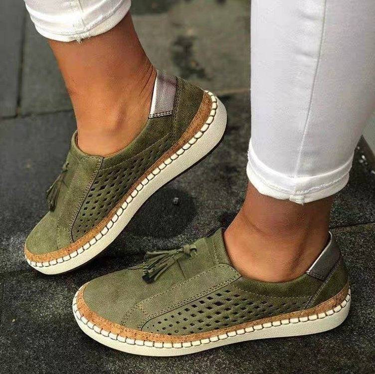 Orthopedische Dames Sneakers Comfort Breed Met Teenbescherming Loopschoenen Zwart Wit Groen Blauw Rood US 6-9.5 | Sulvida