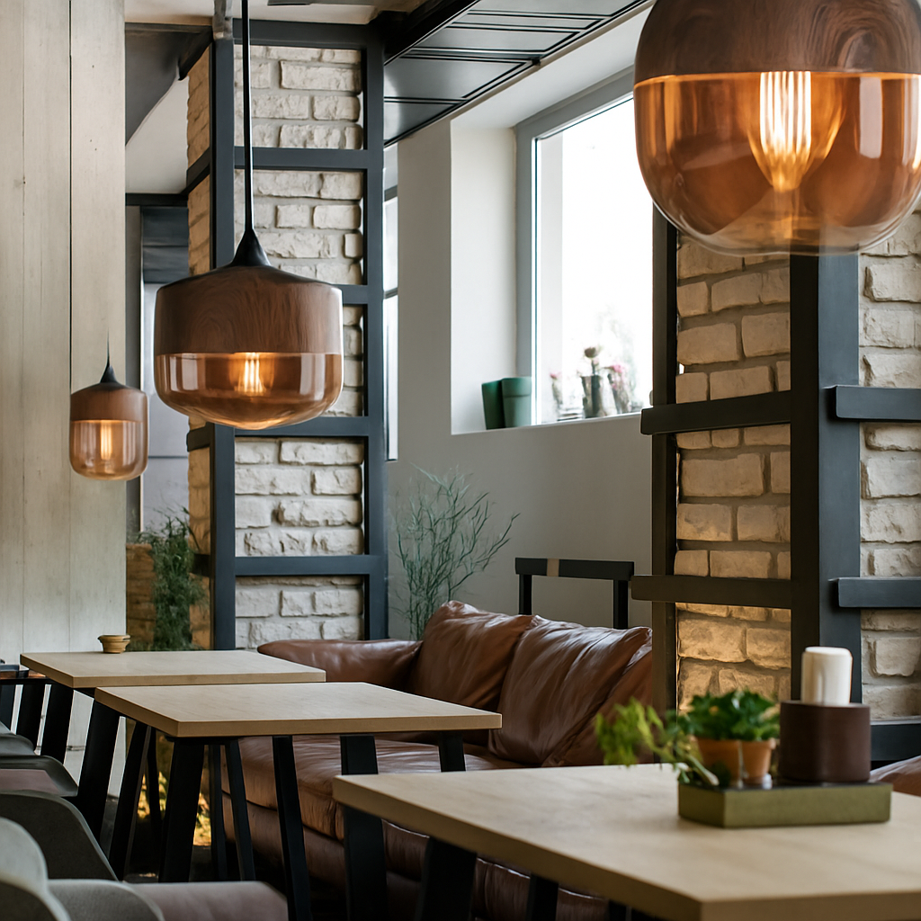 Hanglamp industrieel hout glas retro loft zwart bruin vintage E27 voor eetkamer woonkamer restaurant bar | Sulvida