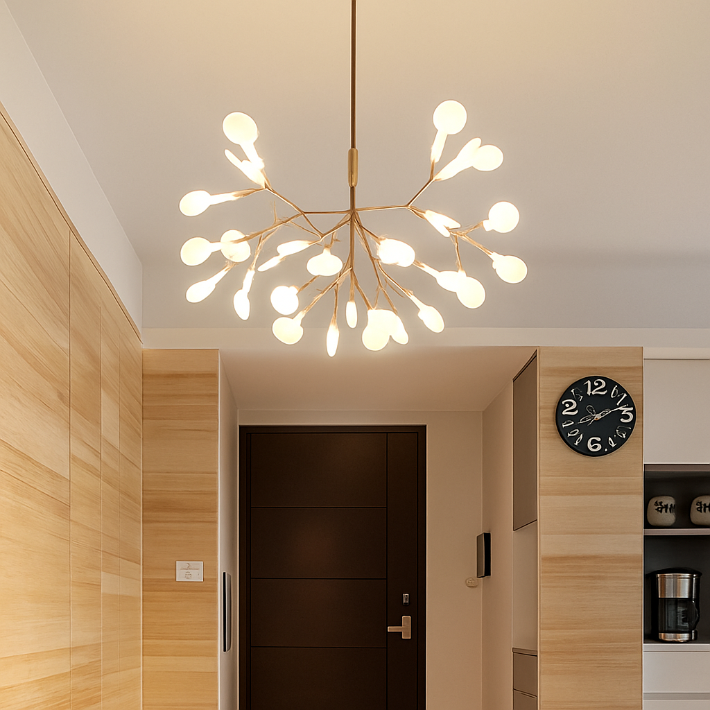 LED Hanglamp Tak Koper Zwart Meerlichts Modern Design Eetkamer Plafondlamp Dimbaar Woonkamer Verlichting | Sulvida