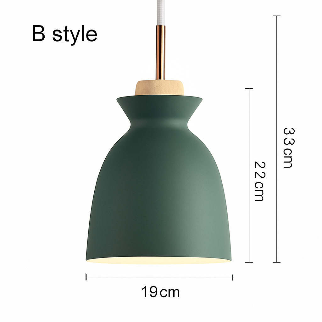 Metalen Hanglamp Industriële Stijl Verstelbare Kabel Meerdere Vormen Kleuren Eetkamer Keuken Woonkamer | Sulvida
