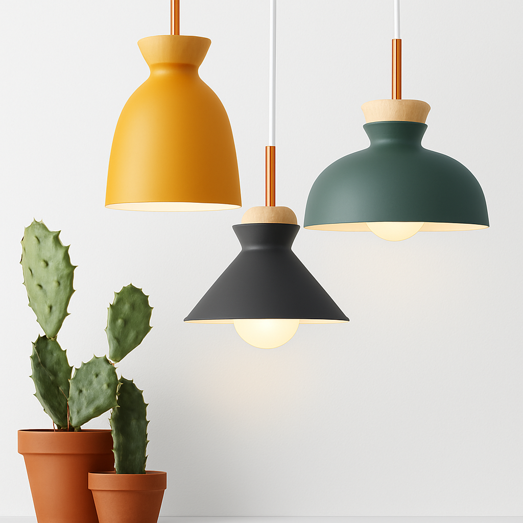 Metalen Hanglamp Industriële Stijl Verstelbare Kabel Meerdere Vormen Kleuren Eetkamer Keuken Woonkamer | Sulvida