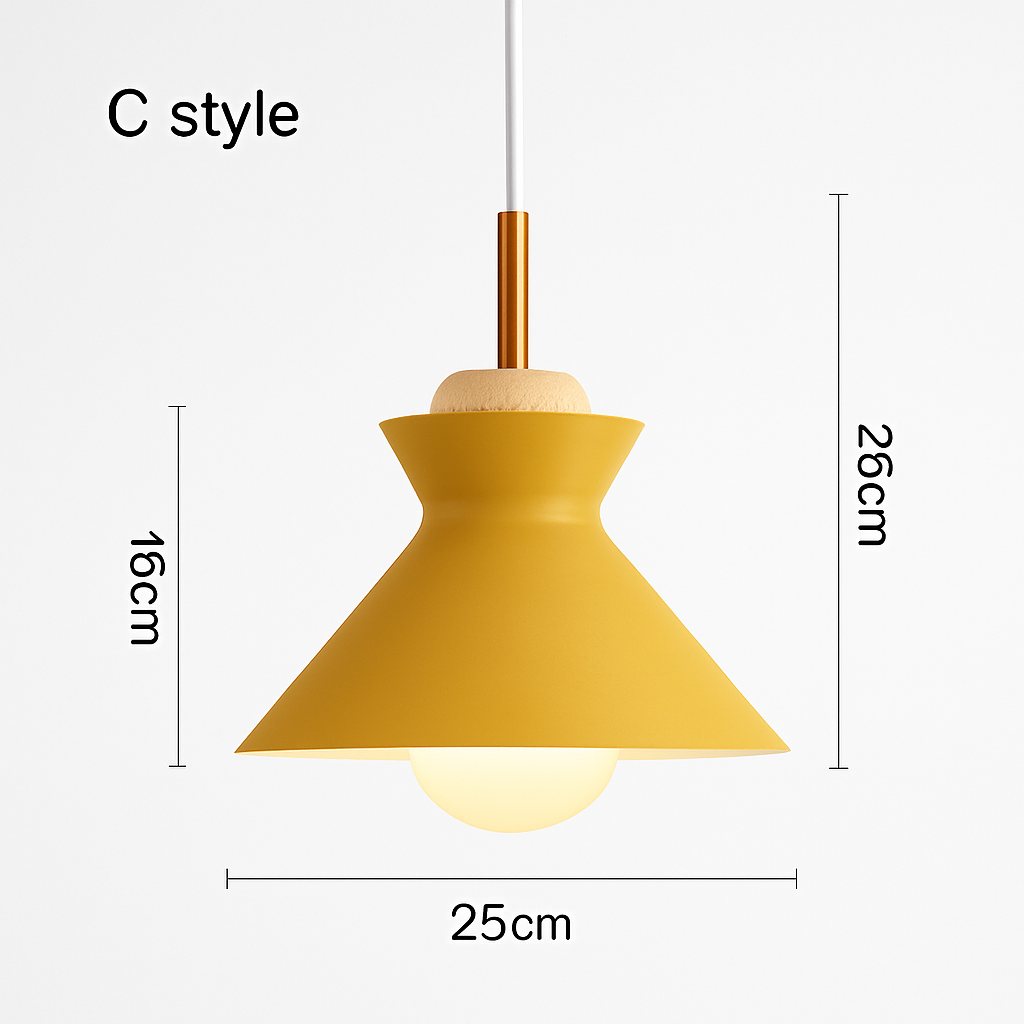 Metalen Hanglamp Industriële Stijl Verstelbare Kabel Meerdere Vormen Kleuren Eetkamer Keuken Woonkamer | Sulvida