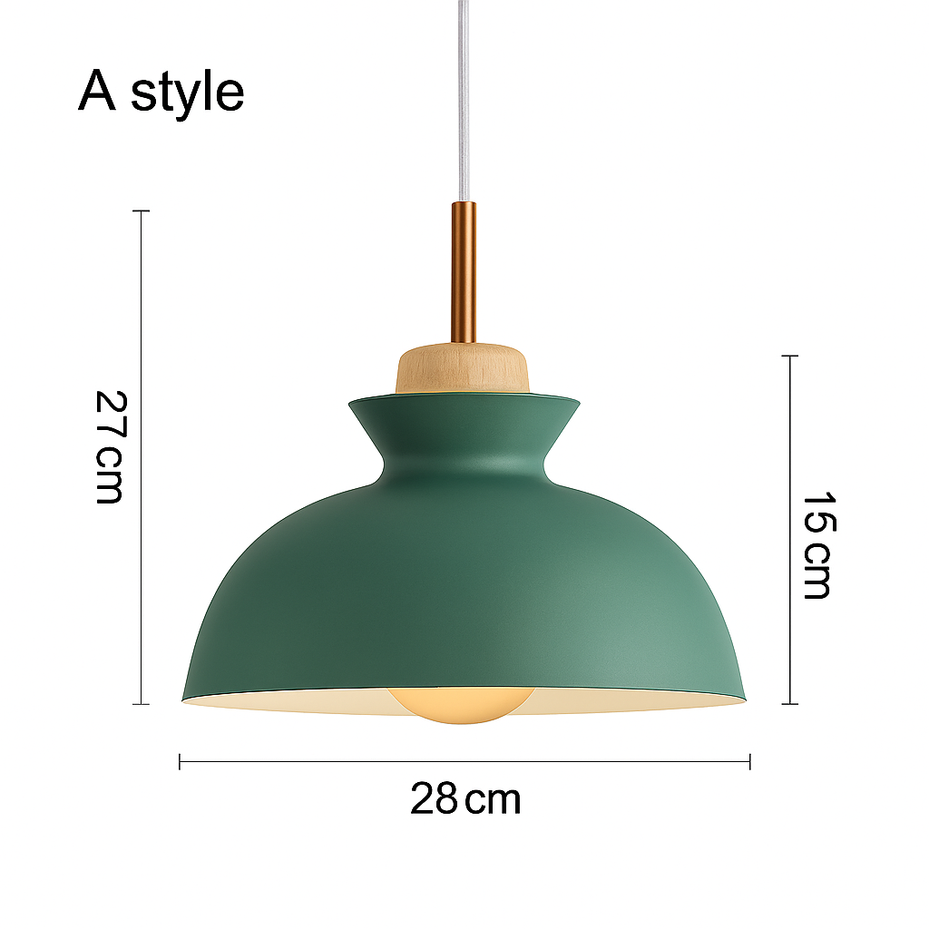 Metalen Hanglamp Industriële Stijl Verstelbare Kabel Meerdere Vormen Kleuren Eetkamer Keuken Woonkamer | Sulvida