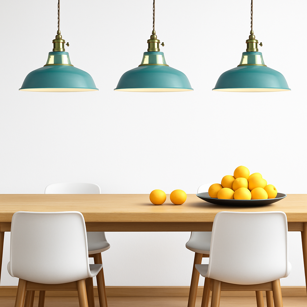 Industriële Hanglamp Metaal Loft Gekleurd E27 Plafondlamp Woonkamer Eetkamer Slaapkamer Moderne Verlichting | Sulvida
