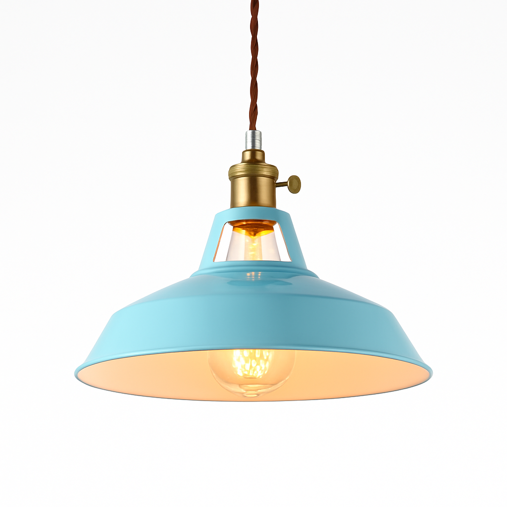 Industriële Hanglamp Metaal Loft Gekleurd E27 Plafondlamp Woonkamer Eetkamer Slaapkamer Moderne Verlichting | Sulvida