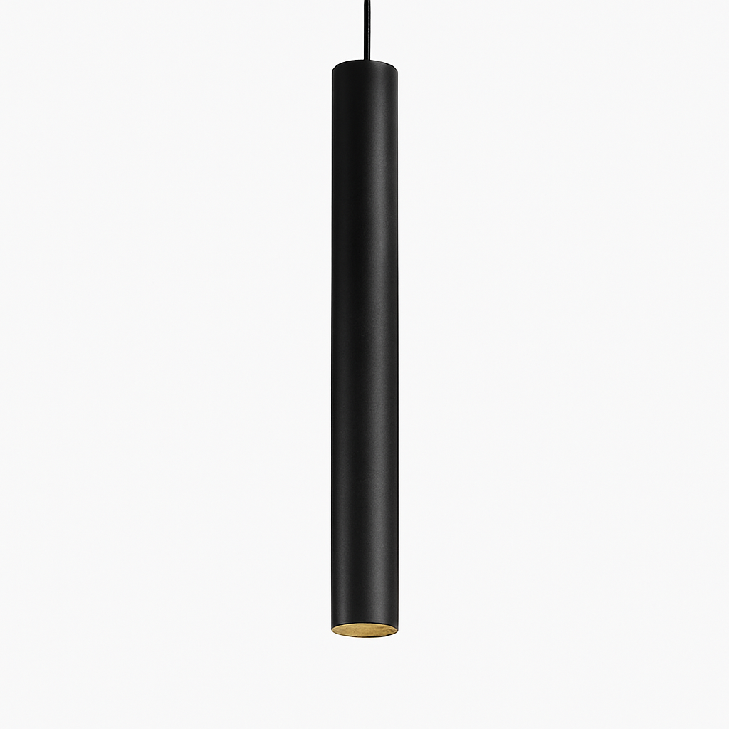 Cilindervormige Hanglamp LED Aluminium Zwart Wit 6×20 6×30cm Verstelbaar Modern Design Interieurverlichting | Sulvida