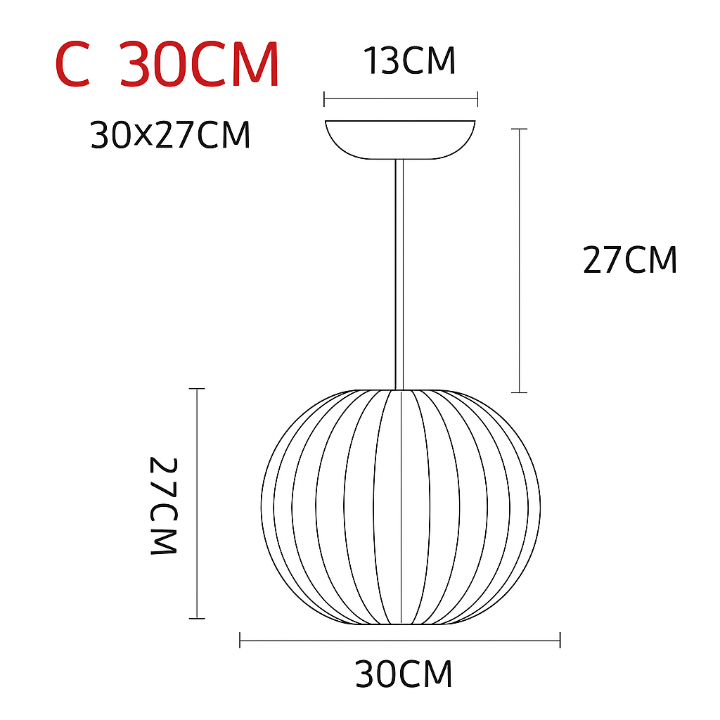 Japanse Hanglamp Papier Zijde Rijstpapier Moderne Verlichting Plafondlamp Woonkamer Slaapkamer Decoratie | Sulvida