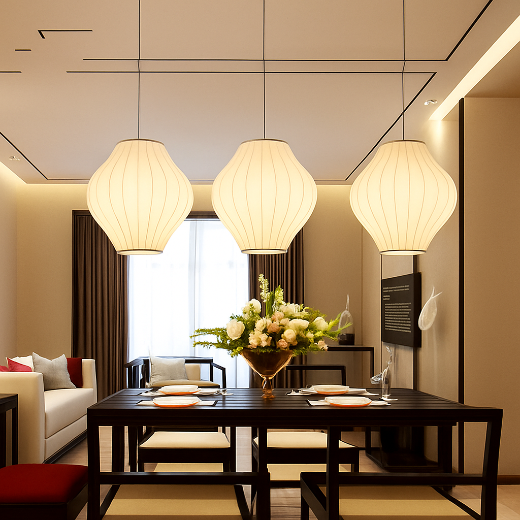 Japanse Hanglamp Papier Zijde Rijstpapier Moderne Verlichting Plafondlamp Woonkamer Slaapkamer Decoratie | Sulvida