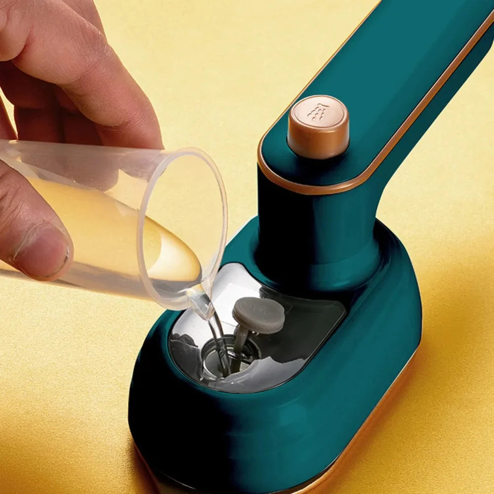 Compact Reisstrijkijzer met Stoom- en Droogfunctie 2-in-1 voor Kleding Onderweg Opvouwbaar Handig Reizen | Sulvida