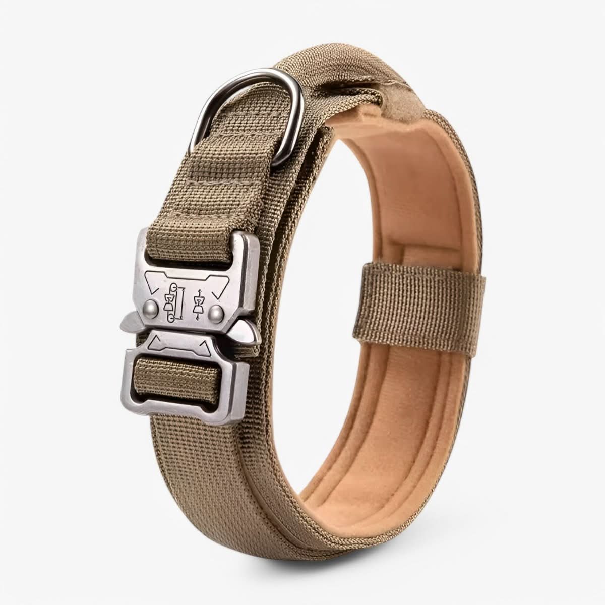 Gewatteerde hondenhalsband nylon verstelbaar zwart groen camouflage training wandelen actieve honden medium large | Sulvida
