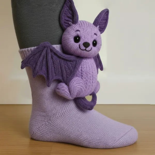 Knuffel Sokken 3D Dieren Pluche Warm Huissokken Herfst Winter Unisex Grappig Cadeau One Size 35-45 Antislip | Sulvida