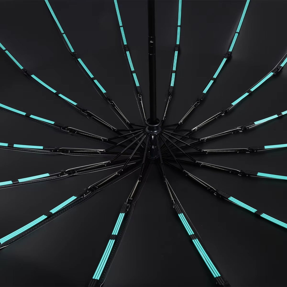 Parapluie anti-tempête 192 baleines avec armature renforcée, ouverture automatique et résistance au vent, diamètre de 120 cm | Sulvida
