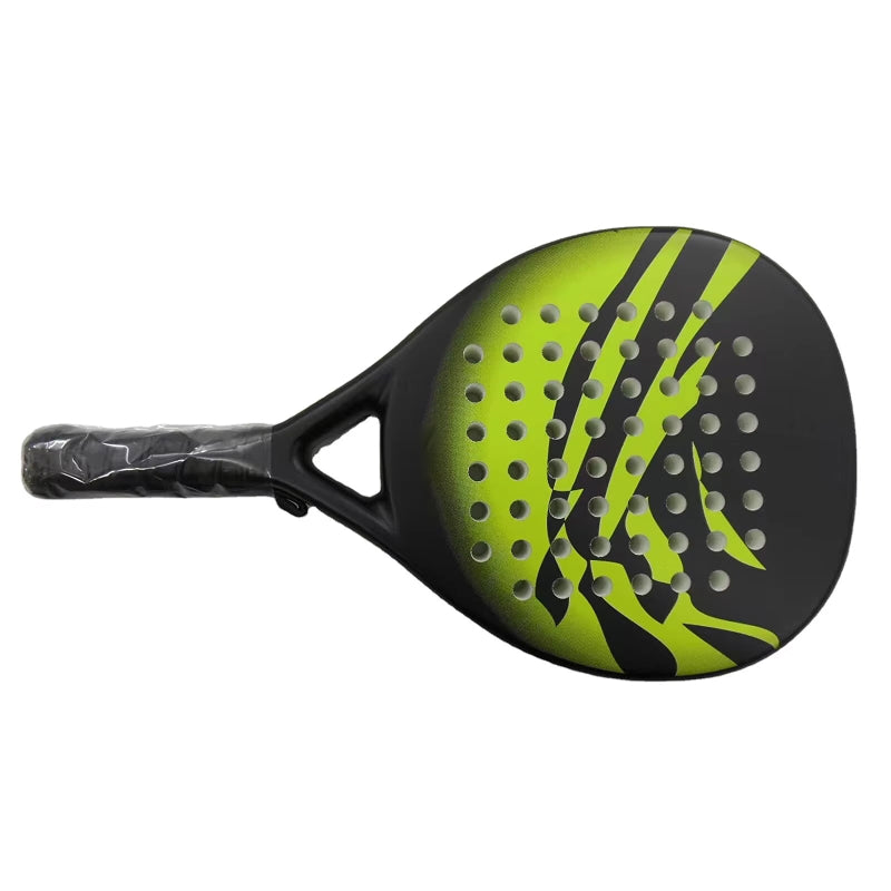 Raquette de padel pour débutants en fibre de carbone, 365g, noyau en mousse EVA, forme ronde, légère, pour le contrôle et le confort | Sulvida
