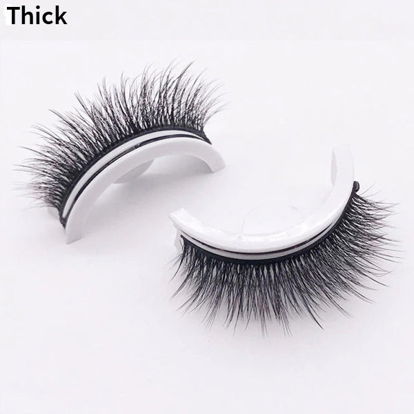 Faux cils autocollants réutilisables, effet naturel, sans colle, pose facile en 3 secondes - Sulvida