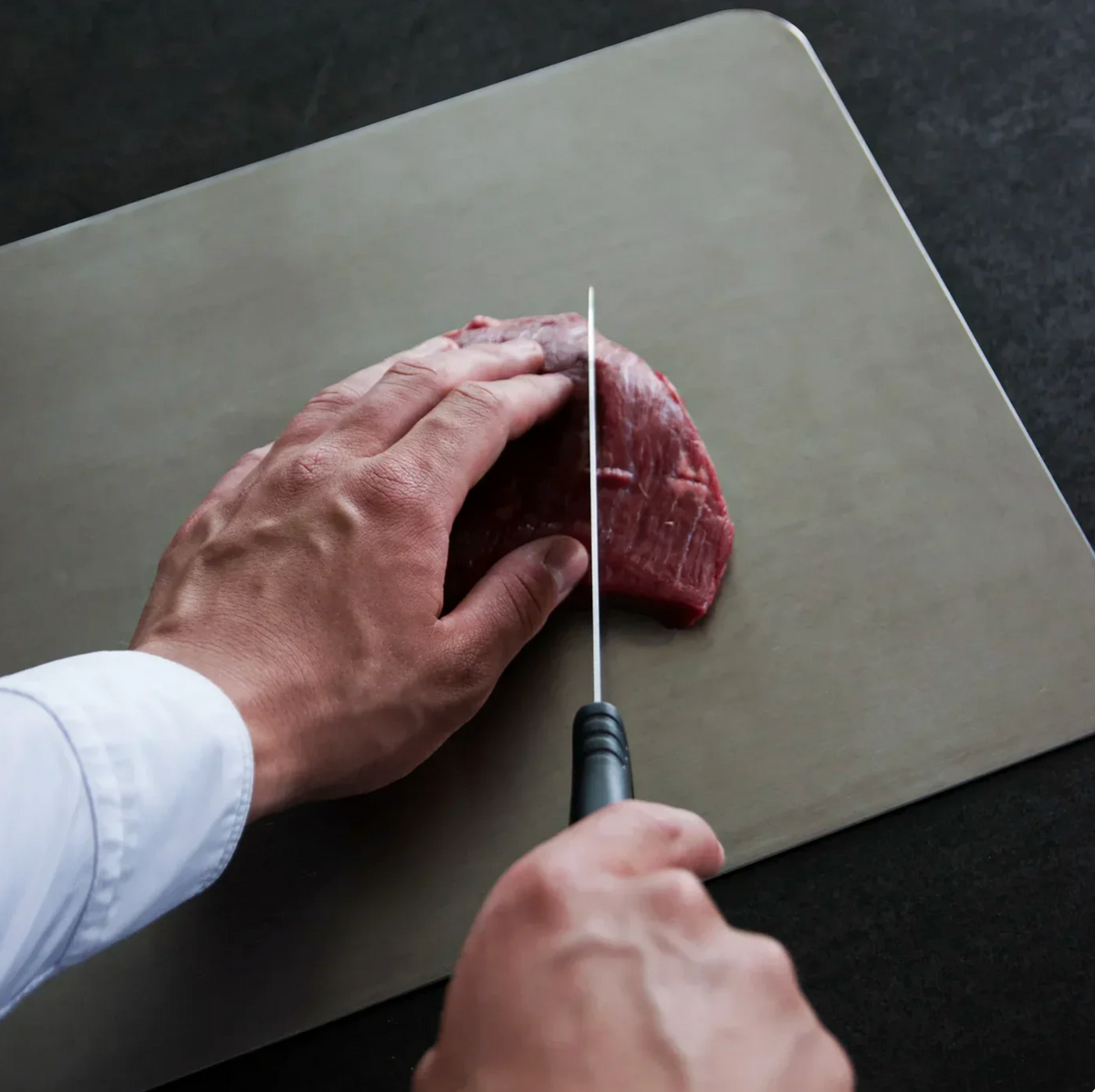 Metalen snijplank met antibacterieel oppervlak – krasvrij BPA-vrij hygiënisch snijden keuken kookgerei | Sulvida