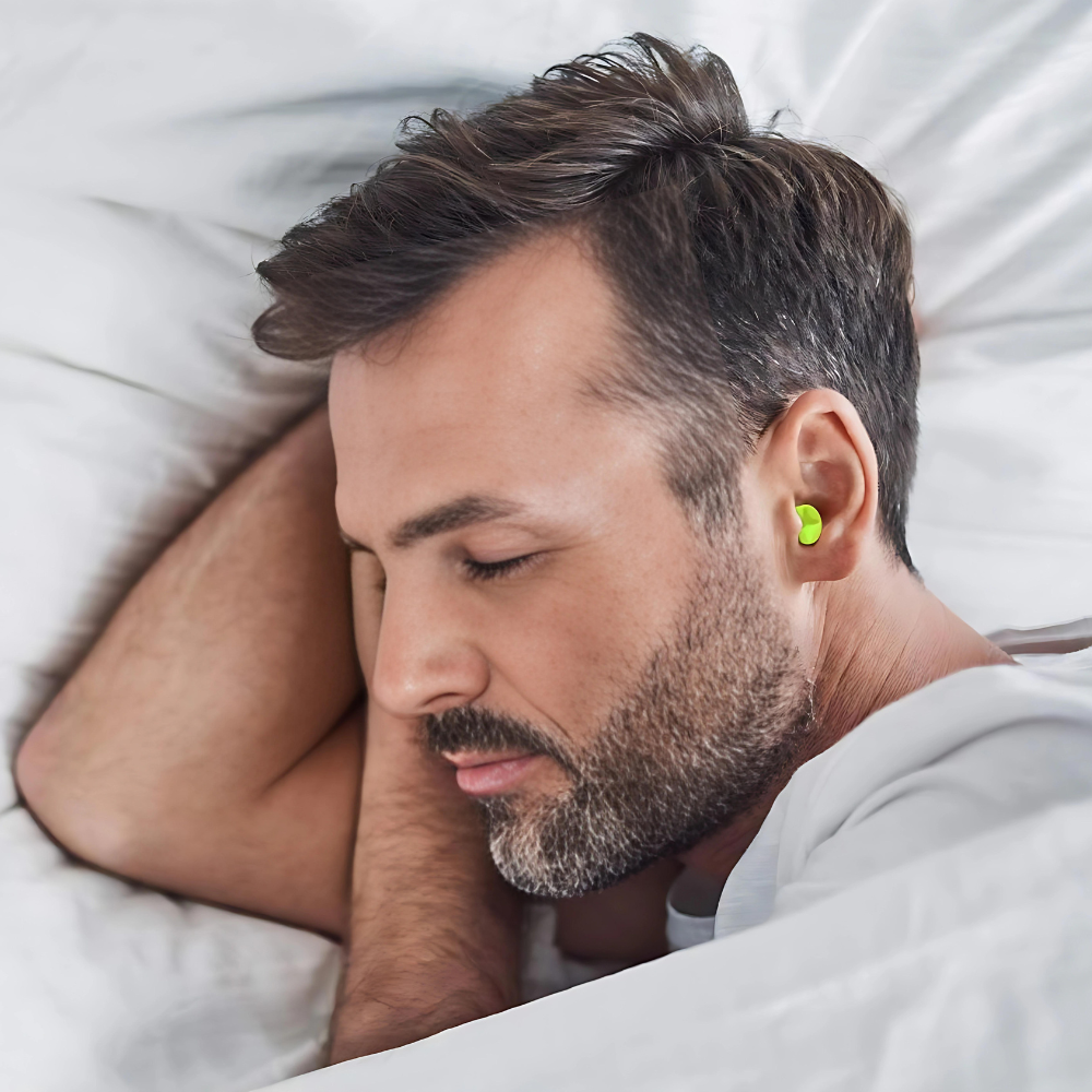 Siliconen oordopjes geluidsdemping slaap comfort herbruikbaar hypoallergeen flexibel oorpropjes reizen | Sulvida