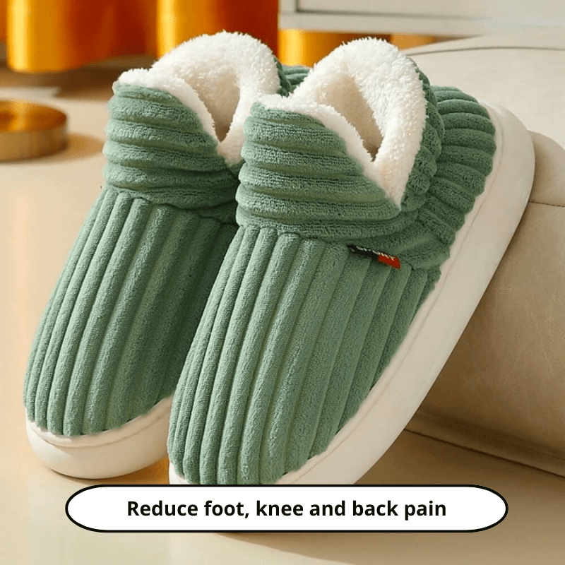 Warme Pantoffels voor Binnen en Buiten Comfortabel Zacht Antislip Sloffen Dames Heren Winterschoenen | Sulvida