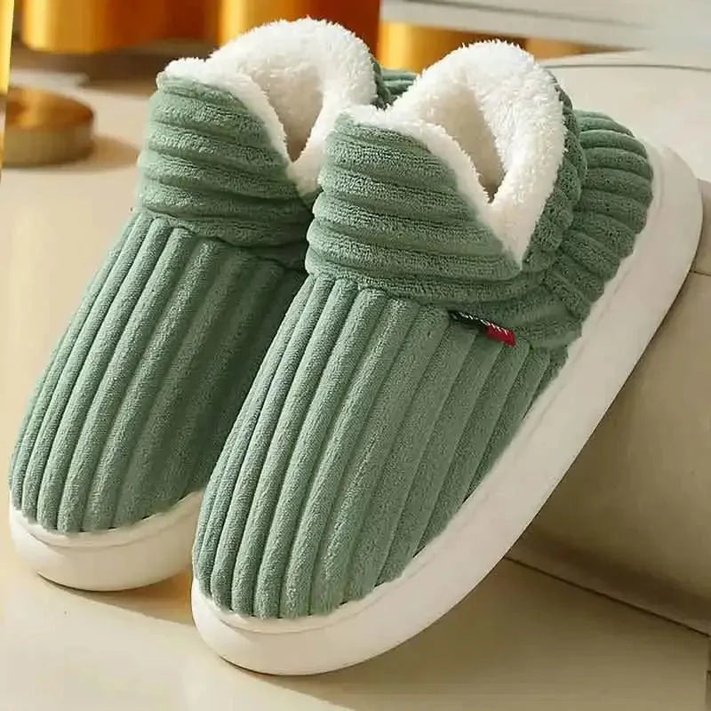 Warme Pantoffels voor Binnen en Buiten Comfortabel Zacht Antislip Sloffen Dames Heren Winterschoenen | Sulvida