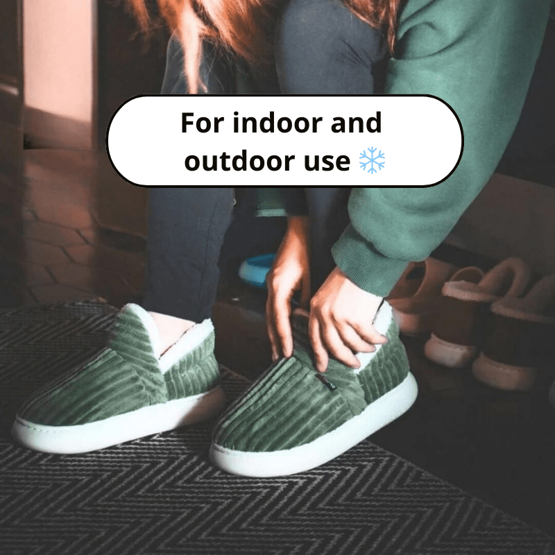 Warme Pantoffels voor Binnen en Buiten Comfortabel Zacht Antislip Sloffen Dames Heren Winterschoenen | Sulvida