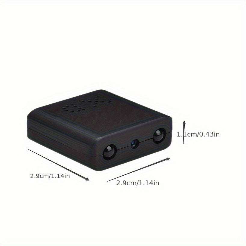 Compacte Beveiligingscamera Full HD met Nachtzicht Bewegingsdetectie 360° Draaibaar voor Binnen Buitenbewaking | Sulvida