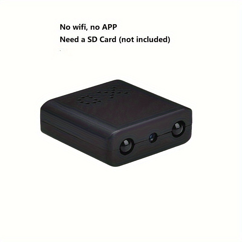 Compacte Beveiligingscamera Full HD met Nachtzicht Bewegingsdetectie 360° Draaibaar voor Binnen Buitenbewaking | Sulvida