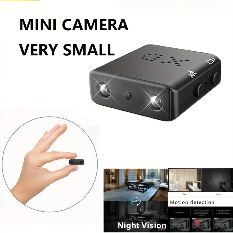 Compacte Beveiligingscamera Full HD met Nachtzicht Bewegingsdetectie 360° Draaibaar voor Binnen Buitenbewaking | Sulvida