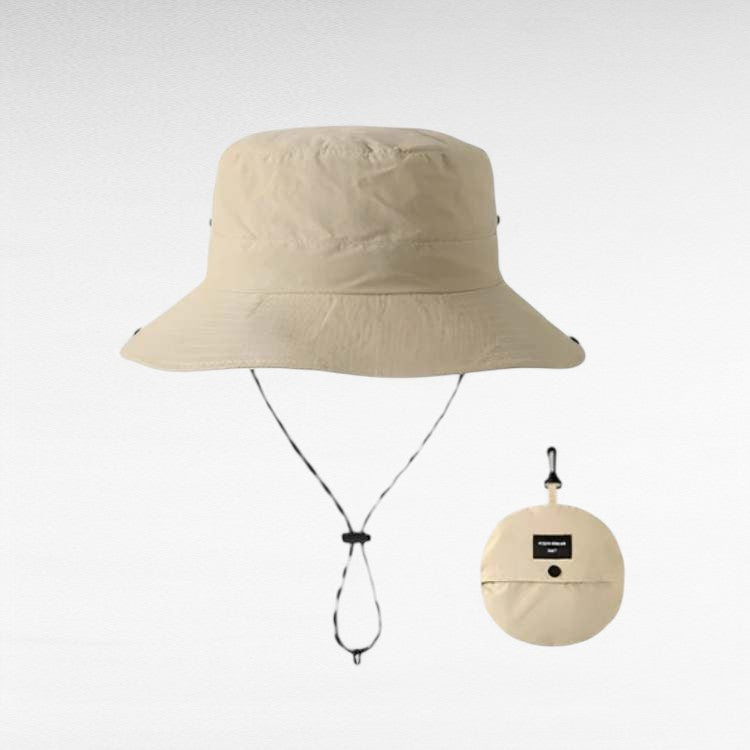 Dames zonnehoed breed canvas UPF 50+ ademend strandaccessoire elegante zomerhoed vakantiezon bescherming | Sulvida