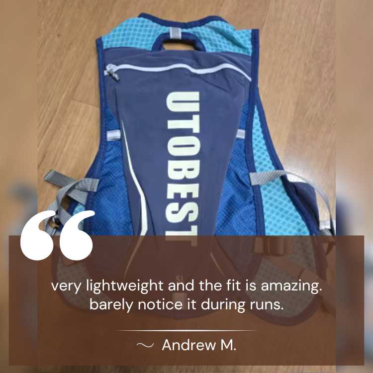 Hardloopvest met hydratatie lichtgewicht mesh ergonomisch verstelbaar reflecterende strips trail running | Sulvida