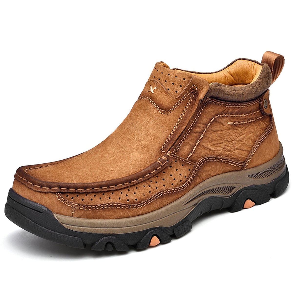 Orthopedische Hoge Schoenen Unisex Comfort Leer Ergonomisch Steunzool Dagelijks Wandelen Casual Stijl | Sulvida
