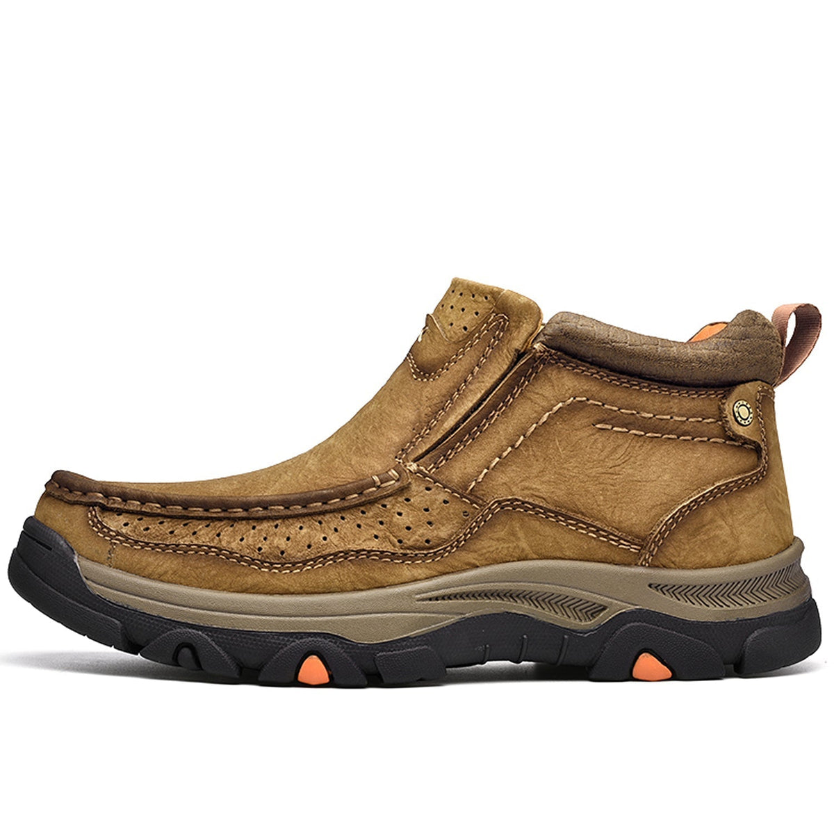 Orthopedische Hoge Schoenen Unisex Comfort Leer Ergonomisch Steunzool Dagelijks Wandelen Casual Stijl | Sulvida