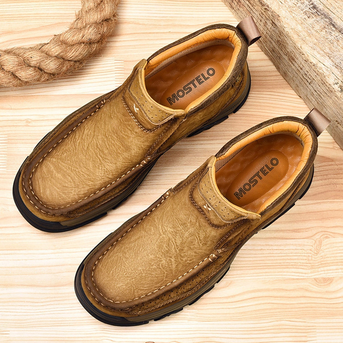 Orthopedische Hoge Schoenen Unisex Comfort Leer Ergonomisch Steunzool Dagelijks Wandelen Casual Stijl | Sulvida
