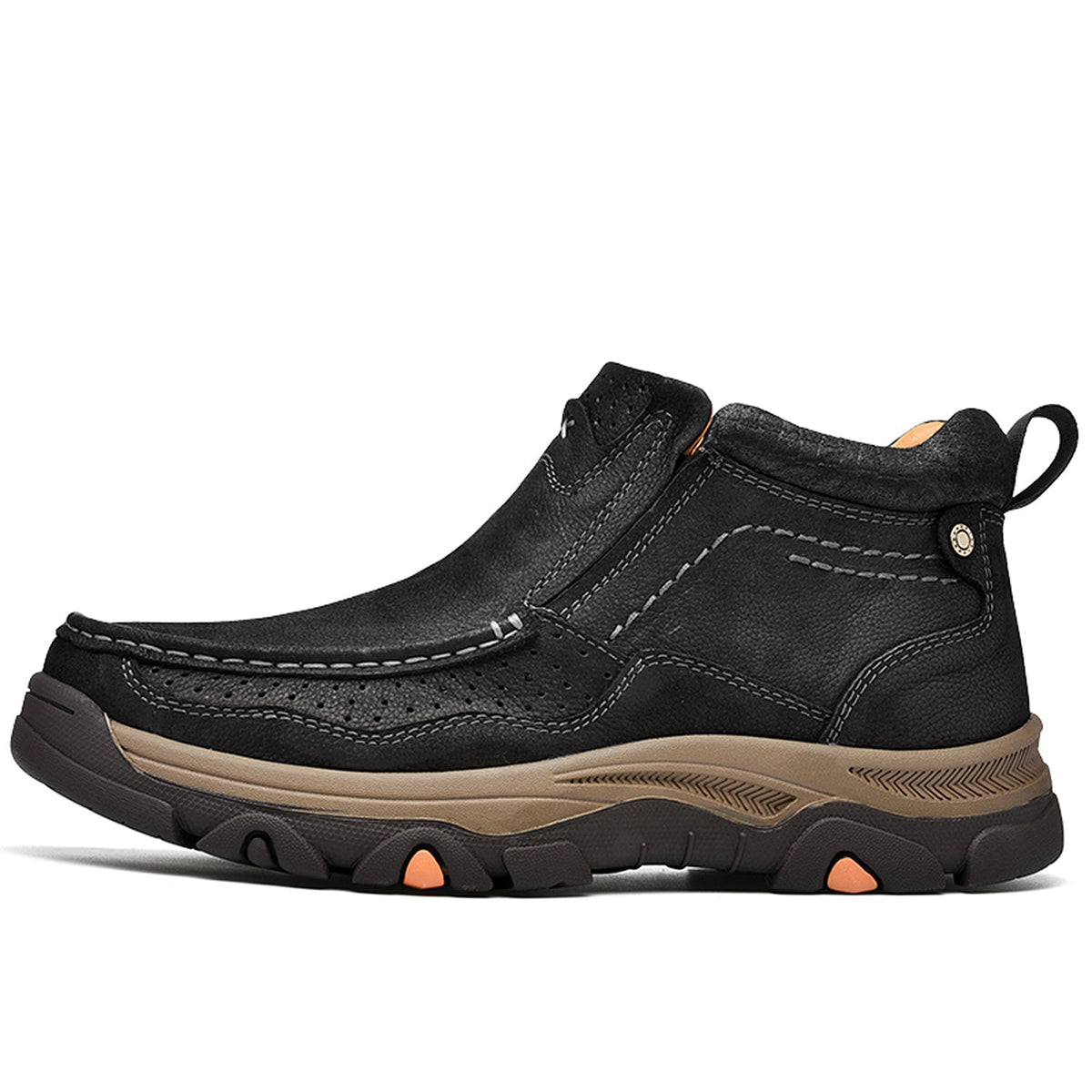 Orthopedische Hoge Schoenen Unisex Comfort Leer Ergonomisch Steunzool Dagelijks Wandelen Casual Stijl | Sulvida