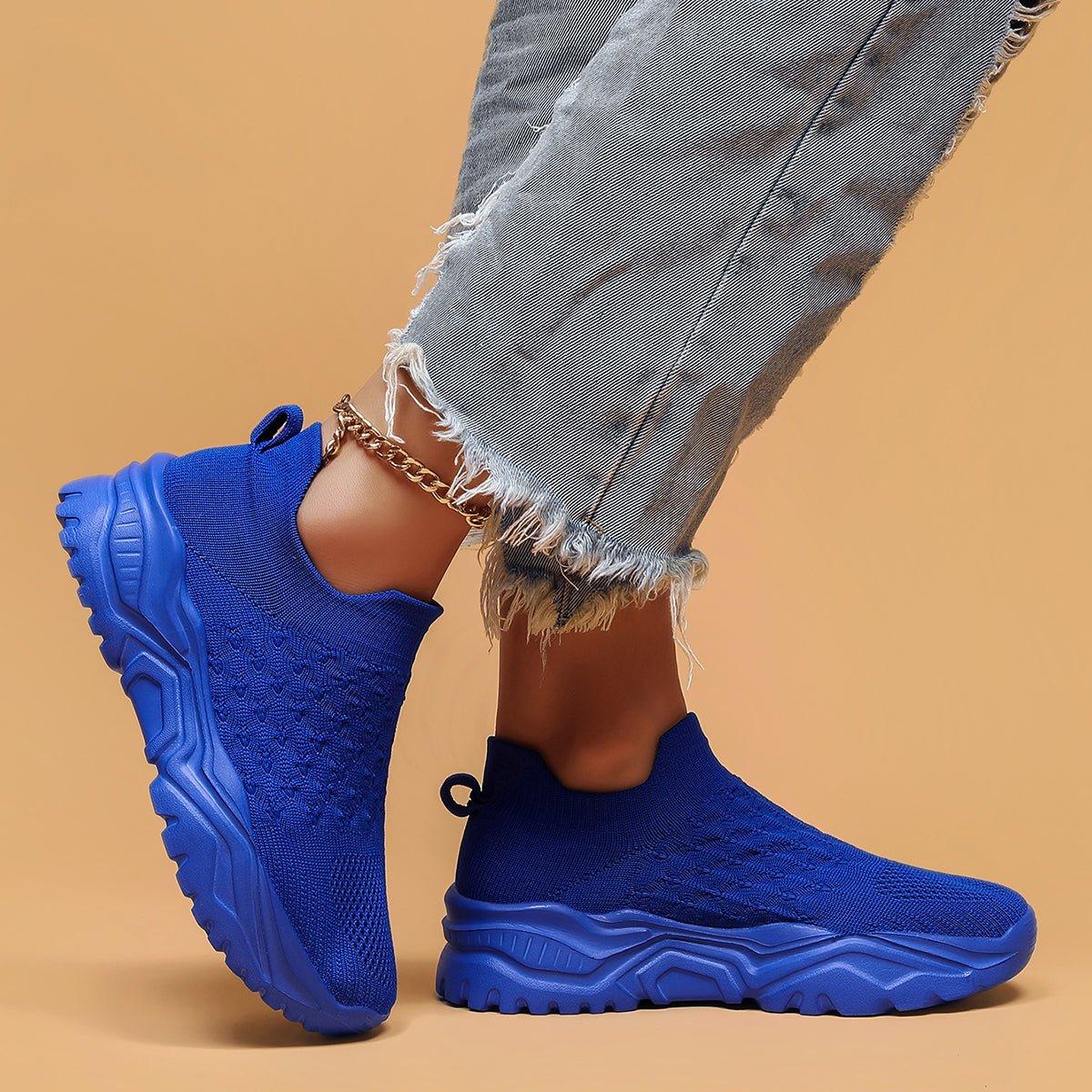 Orthopedische Instapschoenen Unisex Blauw Slip-On Comfortschoenen Voetondersteuning Lichtgewicht Dagelijks | Sulvida