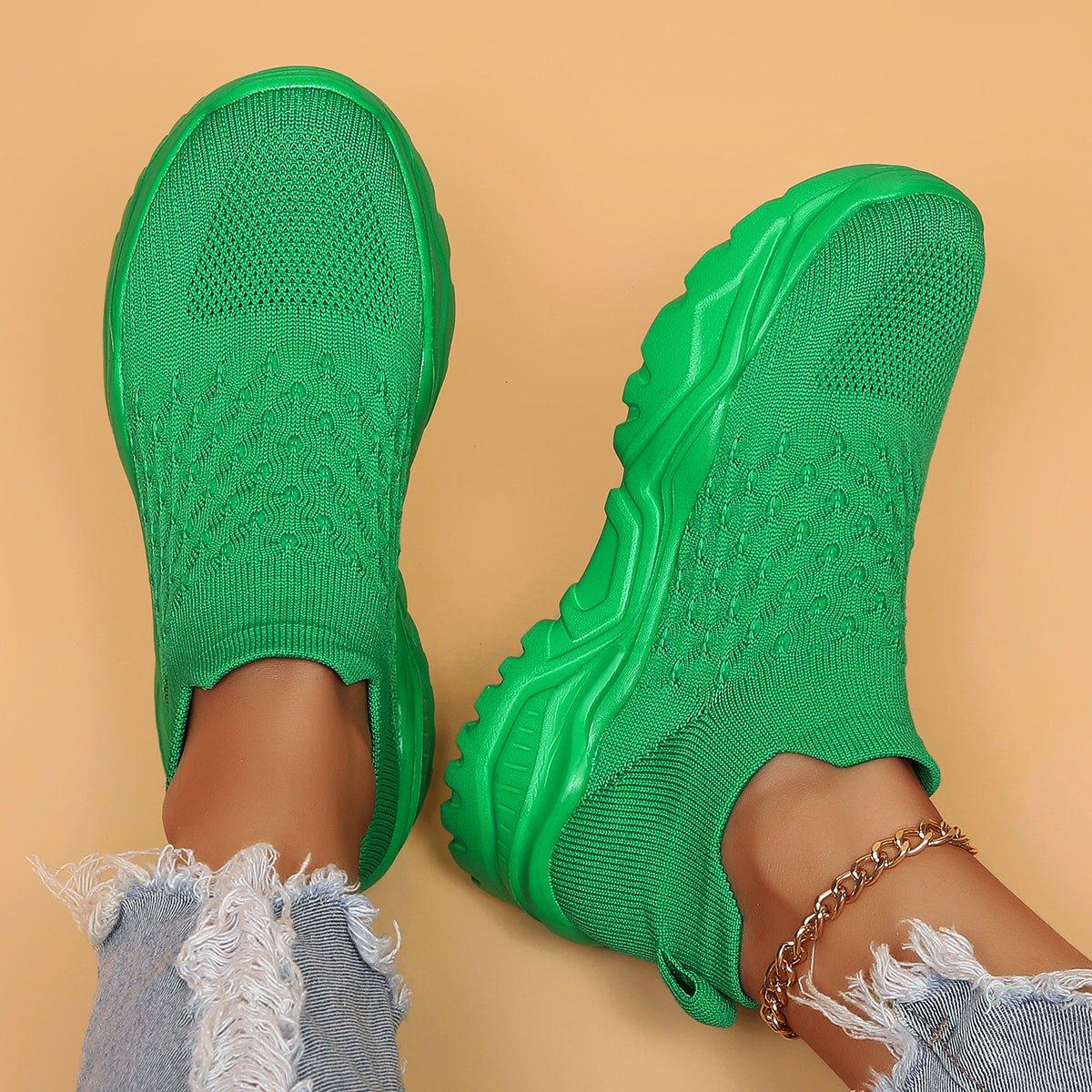Orthopedische instapschoenen voor dames ademend flexibel comfortabel wandelen dagelijks gebruik loopschoenen | Sulvida