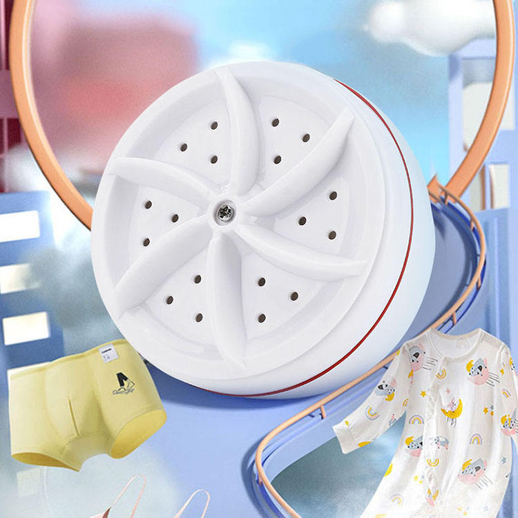 Draagbare Mini-Wasmachine Ultrasonisch Reinigingsapparaat voor Onderweg Compact Wastoestel Reis Kleding | Sulvida