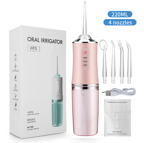 Draagbare Mondsdouche Waterstraal Elektrische Mondzorg Oral Irrigator Tandreiniger voor Thuis en Onderweg | Sulvida