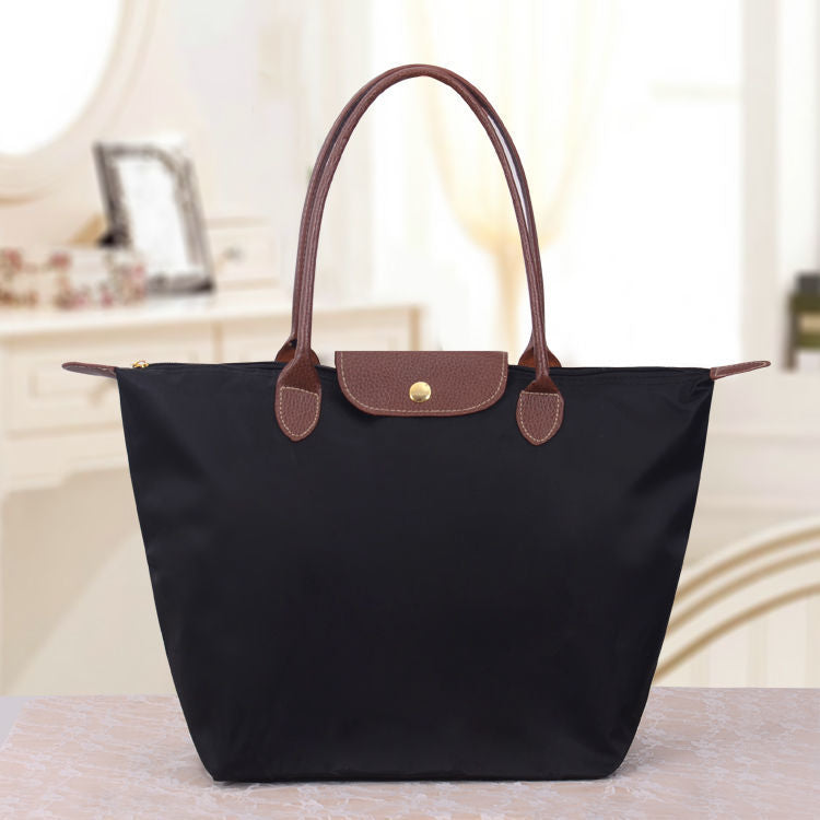 Oxford schoudertas dames waterdicht nylon shopper lichtgroen lichtgewicht opvouwbaar dagelijks gebruik | Sulvida