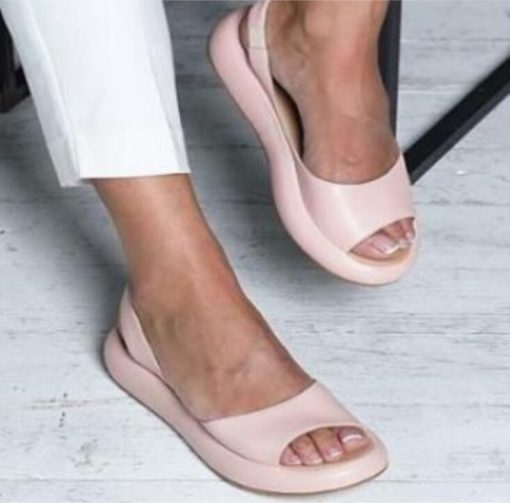 Platte sandalen voor dames met comfortabele zool wandelschoenen lente zomer vijf kleuren casual comfort | Sulvida