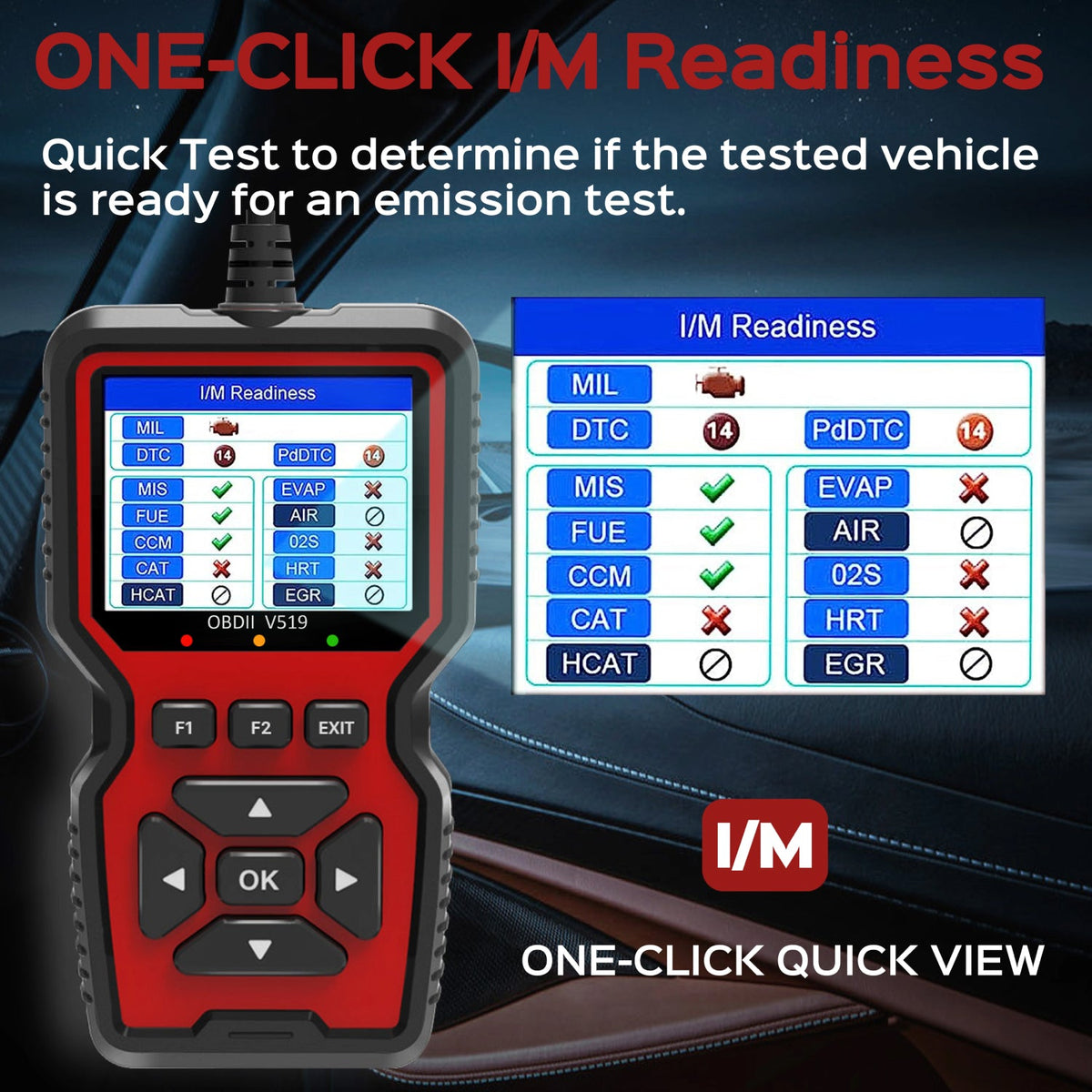 Scanner de diagnostic OBD2 pour voiture avec base de données de 35 000 codes défaut, lecture des données en direct, effacement des codes défaut et diagnostic du véhicule | Sulvida