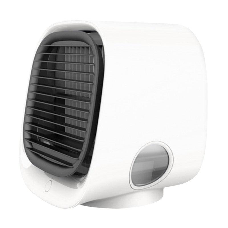 Compacte 2-in-1 Luchtkoeler & Luchtbevochtiger – Mini Airco met LED-Verlichting voor Bureau, Slaapkamer of Kantoor | Sulvida