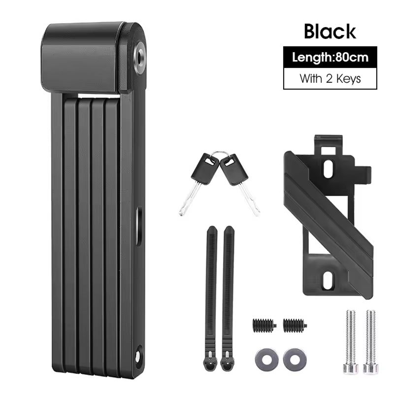 Antivol pliable pour vélo 67-80cm en acier haute résistance avec certification ART, compact et sécurisé pour vélo et vélo électrique | Sulvida