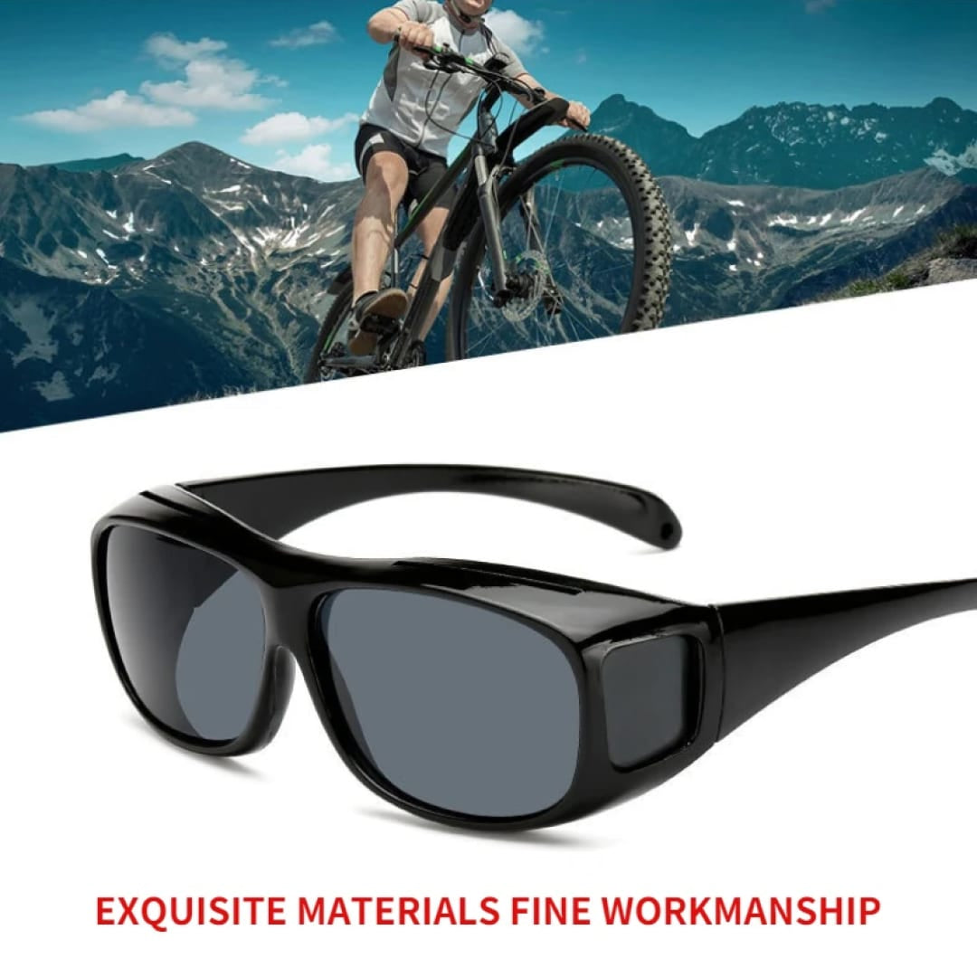 Lunettes de conduite de nuit avec revêtement antireflet GlareCut pour une conduite sûre dans l’obscurité, vision claire et confort | Sulvida