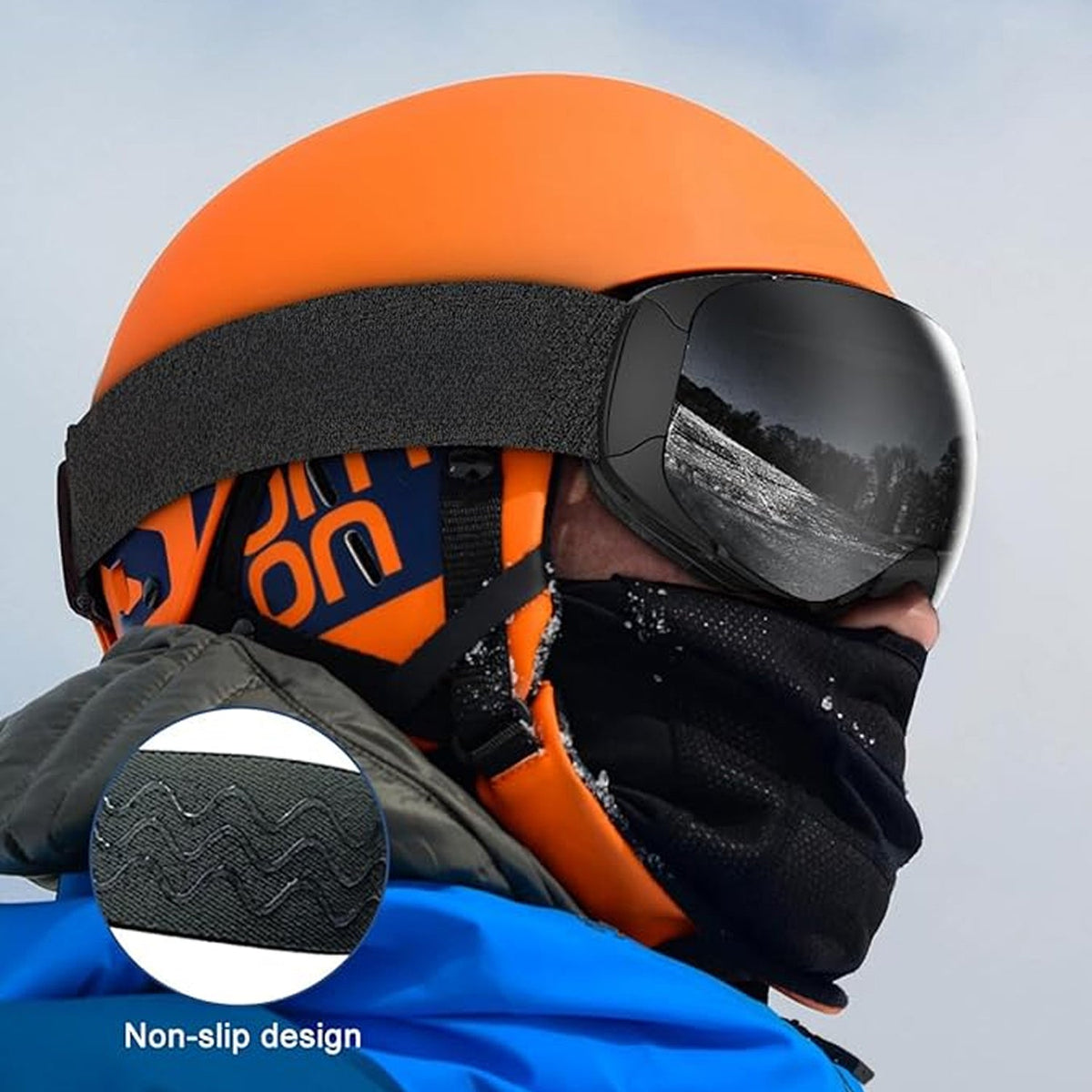 Masque de ski avec système antibuée et protection UV400, pour snowboard, ski et sports d’hiver, unisexe, sûr et offrant une vision claire | Sulvida