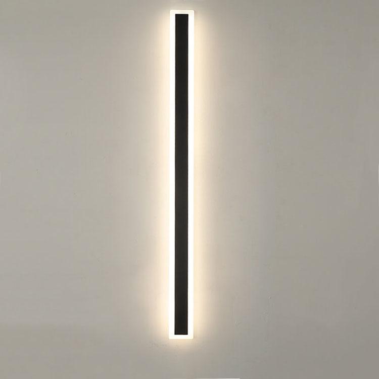 Lineaire LED Wandlamp Buiten Waterdicht Aluminium Gevelverlichting Dimbaar Acryl Modern 30-240cm Tuin Terras | Sulvida